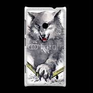 Coque Nokia Lumia 520 Loup en dessin 100