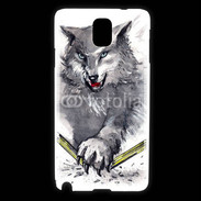 Coque Samsung Galaxy Note 3 Loup en dessin 100