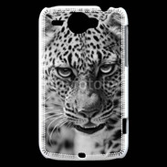 Coque HTC Wildfire G8 Léopard en noir et blanc 500