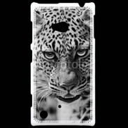 Coque Nokia Lumia 720 Léopard en noir et blanc 500