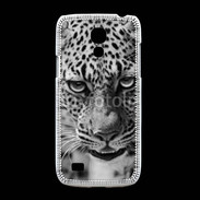 Coque Samsung Galaxy S4mini Léopard en noir et blanc 500