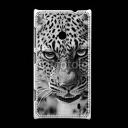 Coque Nokia Lumia 520 Léopard en noir et blanc 500