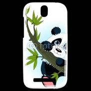 Coque HTC One SV Panda géant en cartoon