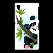Coque Sony Xpéria Z1 Panda géant en cartoon