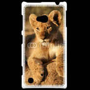 Coque Nokia Lumia 720 Portrait de lionceau 100