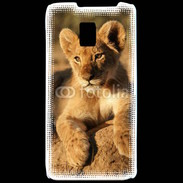Coque LG P990 Portrait de lionceau 100