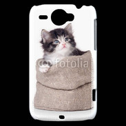Coque HTC Wildfire G8 Chaton dans un sac