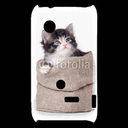 Coque Sony Xperia Typo Chaton dans un sac