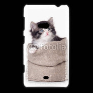 Coque Nokia Lumia 625 Chaton dans un sac