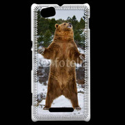 Coque Sony Xperia M Grizzly en colère