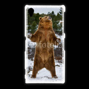 Coque Sony Xpéria Z1 Grizzly en colère
