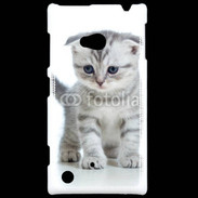 Coque Nokia Lumia 720 Chaton gris en balade