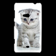 Coque Nokia Lumia 625 Chaton gris en balade
