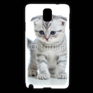 Coque Samsung Galaxy Note 3 Chaton gris en balade
