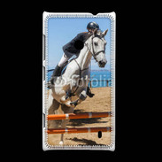 Coque Nokia Lumia 520 Saut d'obstacle à cheval 100