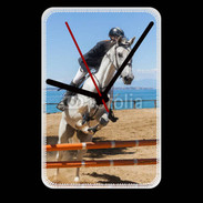 Grande pendule murale Saut d'obstacle à cheval 100