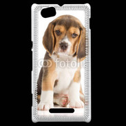 Coque Sony Xperia M Chiot Beagle 150
