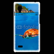 Coque LG Optimus L9 Tortue en mer 100