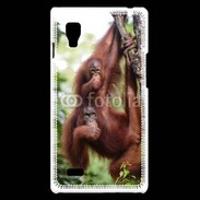 Coque LG Optimus L9 Famille de singe 50