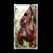 Coque Nokia Lumia 520 Famille de singe 50