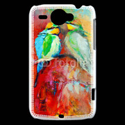 Coque HTC Wildfire G8 Oiseaux en peinture