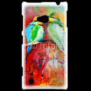 Coque Nokia Lumia 720 Oiseaux en peinture
