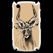 Coque Blackberry 8520 Antilope mâle en dessin