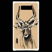 Coque LG Optimus L7 Antilope mâle en dessin