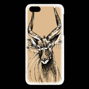Coque iPhone 5C Antilope mâle en dessin