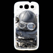 Coque Samsung Galaxy S3 Casque de moto vintage
