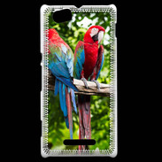 Coque Sony Xperia M Couple de macaw