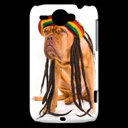 Coque HTC Wildfire G8 Chien Rasta