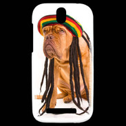 Coque HTC One SV Chien Rasta