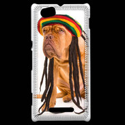 Coque Sony Xperia M Chien Rasta