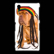 Coque Sony Xpéria Z1 Chien Rasta