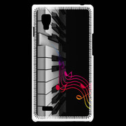 Coque LG Optimus L9 Note de musique et piano 1