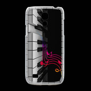 Coque Samsung Galaxy S4mini Note de musique et piano 1