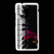 Coque HTC One Max Note de musique et piano 1