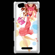 Coque Sony Xperia M femme fashion
