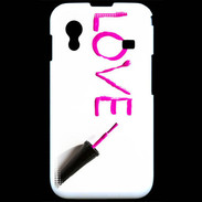 Coque Samsung ACE S5830 Love avec vernis à ongle