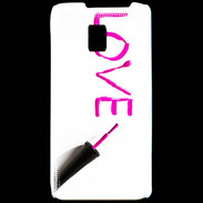 Coque LG P990 Love avec vernis à ongle