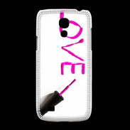 Coque Samsung Galaxy S4mini Love avec vernis à ongle