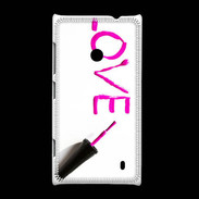 Coque Nokia Lumia 520 Love avec vernis à ongle