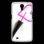 Coque Samsung Galaxy Mega Coeur avec vernis à ongle 50