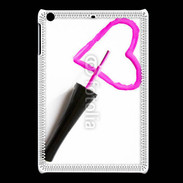 Coque iPadMini Coeur avec vernis à ongle 50