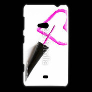 Coque Nokia Lumia 625 Coeur avec vernis à ongle 50