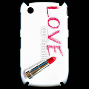 Coque Blackberry 8520 Love avec rouge à lèvres