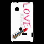 Coque Sony Xperia Typo Love avec rouge à lèvres