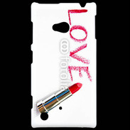 Coque Nokia Lumia 720 Love avec rouge à lèvres