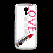 Coque Samsung Galaxy S4mini Love avec rouge à lèvres
